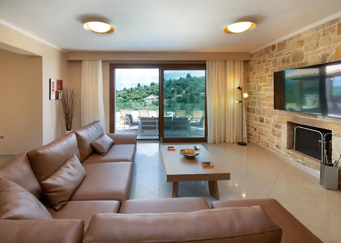 Ozias A Modern,spacious, Swimmig Pool Villa. * Gaios