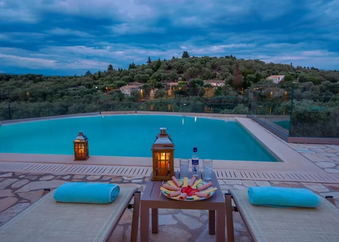 Ozias A Modern,spacious, Swimmig Pool Villa. Gaios