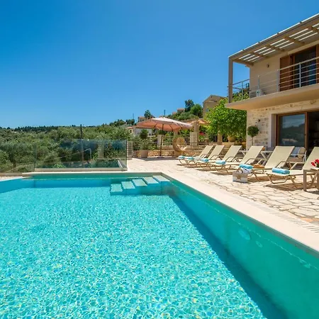 Ozias A Modern,spacious, Swimmig Pool Villa. * Gaios