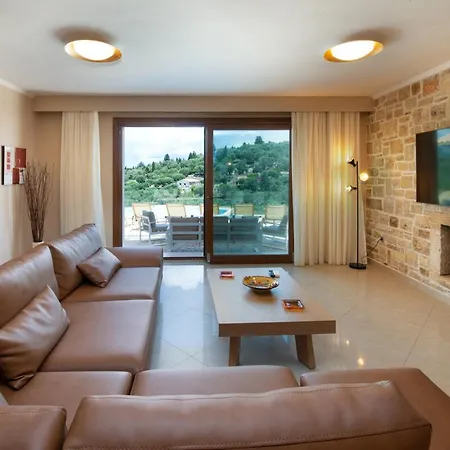 Ozias A Modern,spacious, Swimmig Pool Villa. * Gaios