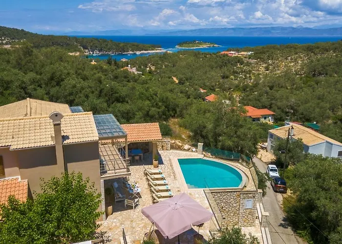 Villa Ozias A Modern,spacious, Swimmig Pool Villa. Gáios