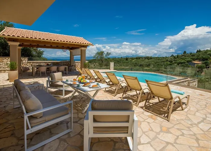 Ozias A Modern,spacious, Swimmig Pool Villa. Gaios